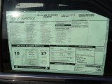 2011 Cadillac CTS 4 3.6 AWD Sedan Window Sticker