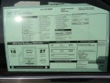 2011 Cadillac CTS 3.0 Sedan Window Sticker