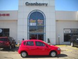 Victory Red Chevrolet Aveo in 2004