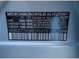 2008 E Color Code for Iridium Silver Metallic - Color Code: 775