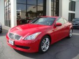 2008 Vibrant Red Infiniti G 37 Journey Coupe #46344601