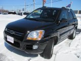 2006 Black Cherry Kia Sportage EX V6 4x4 #46345053