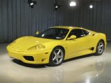 Yellow Ferrari 360 in 1999