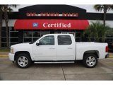 2008 Summit White Chevrolet Silverado 1500 LT Crew Cab #46344629