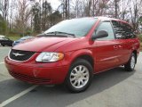 2002 Inferno Red Tinted Pearlcoat Chrysler Town & Country EX #46345083