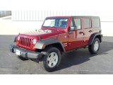 2011 Deep Cherry Red Jeep Wrangler Unlimited Sport 4x4 #46345378