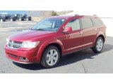 2011 Deep Cherry Red Crystal Pearl Dodge Journey Crew #46345383