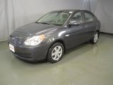2007 Charcoal Gray Hyundai Accent GLS Sedan #46344915