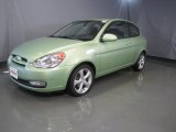 2007 Apple Green Hyundai Accent SE Coupe #46344921