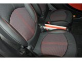2011 Mini Cooper S Countryman Pure Red Leather/Cloth Interior