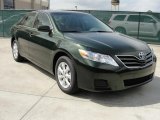 2011 Spruce Green Mica Toyota Camry LE #46397326