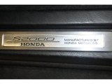2000 Honda S2000 Roadster Marks and Logos