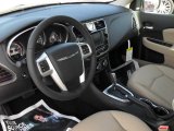 2011 Chrysler 200 Limited Black/Light Frost Beige Interior