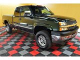 2003 Dark Green Metallic Chevrolet Silverado 2500HD LS Extended Cab 4x4 #46397568