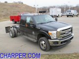 2011 Tuxedo Black Ford F350 Super Duty XLT SuperCab 4x4 Chassis #46397069
