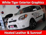 2011 Clear White/Grey Graphics Kia Soul White Tiger Special Edition #46397238