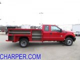 2011 Vermillion Red Ford F350 Super Duty XL SuperCab 4x4 Chassis Commercial #46397077