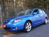 2006 Winning Blue Metallic Mazda MAZDA3 s Grand Touring Hatchback #4619637