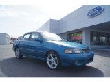 2003 Vibrant Blue Metallic Nissan Sentra SE-R Spec V #46397256