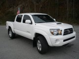 Super White Toyota Tacoma in 2010