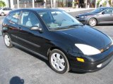 2001 Pitch Black Ford Focus ZX3 Coupe #46397870