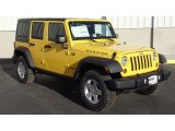 2011 Jeep Wrangler Unlimited Detonator Yellow
