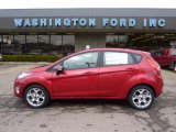 2011 Red Candy Metallic Ford Fiesta SES Hatchback #46397450