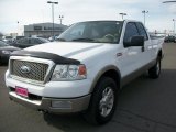 2004 Oxford White Ford F150 Lariat SuperCab 4x4 #46397126