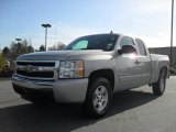 2008 Silver Birch Metallic Chevrolet Silverado 1500 LT Extended Cab 4x4 #46456112