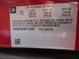 2011 Cadillac DTS Luxury Info Tag