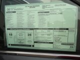 2011 Cadillac CTS 4 3.0 AWD Sedan Window Sticker