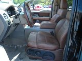 2005 Ford F150 King Ranch SuperCrew Castano Brown Leather Interior