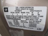 2002 Pontiac Grand Am SE Sedan Info Tag