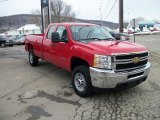 2011 Victory Red Chevrolet Silverado 2500HD Extended Cab 4x4 #46455604