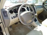 2006 Toyota Highlander I4 Ivory Beige Interior