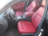 2011 Dodge Charger R/T Plus Black/Radar Red Interior