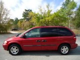 Inferno Red Tinted Pearl Dodge Caravan in 2003