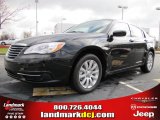 2011 Brilliant Black Crystal Pearl Chrysler 200 Touring #46500041