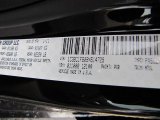 2011 200 Color Code for Brilliant Black Crystal Pearl - Color Code: PXR