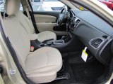2011 Chrysler 200 LX Black/Light Frost Beige Interior