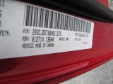 2011 Challenger Color Code for Redline 3-Coat Pearl - Color Code: PRY