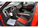 2011 Ford F150 SVT Raptor SuperCrew 4x4 Raptor Black/Orange Interior