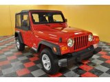 2004 Flame Red Jeep Wrangler SE 4x4 #46500417