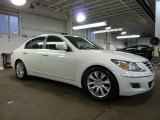 2009 White Satin Pearl Hyundai Genesis 3.8 Sedan #46500114