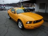 Grabber Orange Ford Mustang in 2008