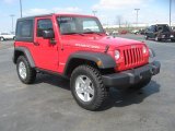 2011 Jeep Wrangler Flame Red
