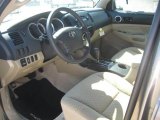 2011 Toyota Tacoma PreRunner Double Cab Sand Beige Interior