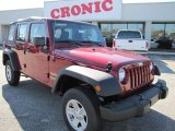 2011 Deep Cherry Red Jeep Wrangler Unlimited Sport 4x4 #46545736
