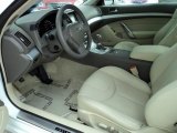 2008 Infiniti G 37 Coupe Wheat Interior