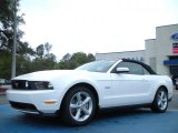 Performance White Ford Mustang in 2012